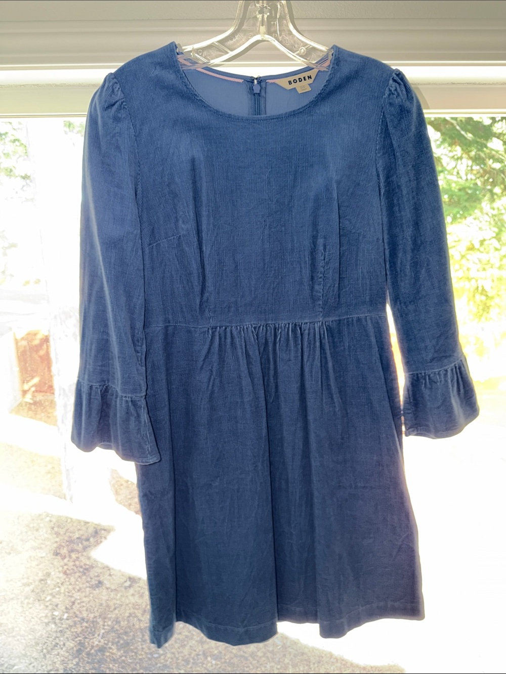 Boden Denim Blue Corduroy Women’s Dress
